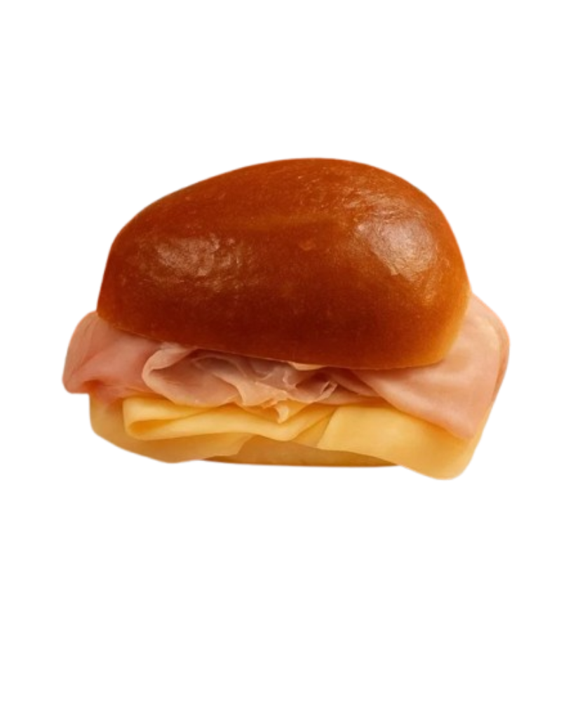 Pebete de jamón y queso